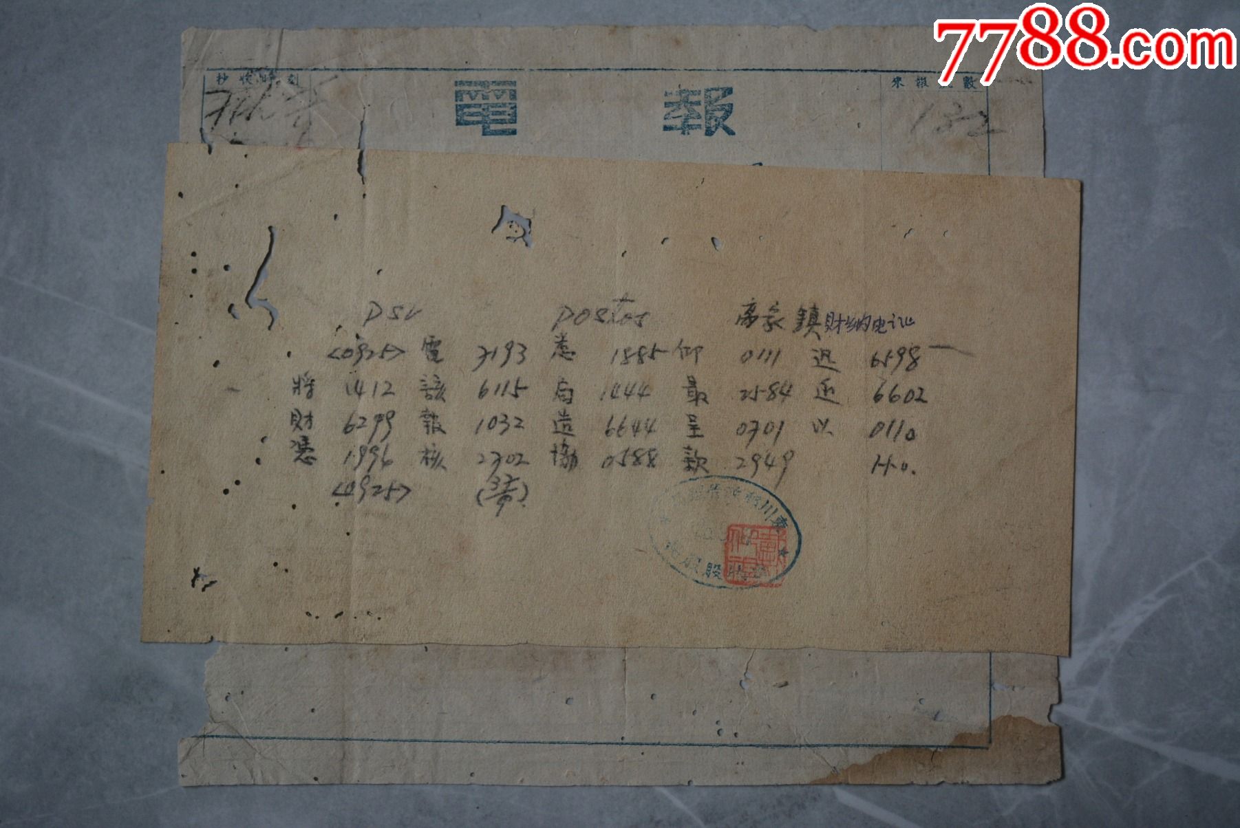 民国时期电报格式_民国时期电报密码对照表