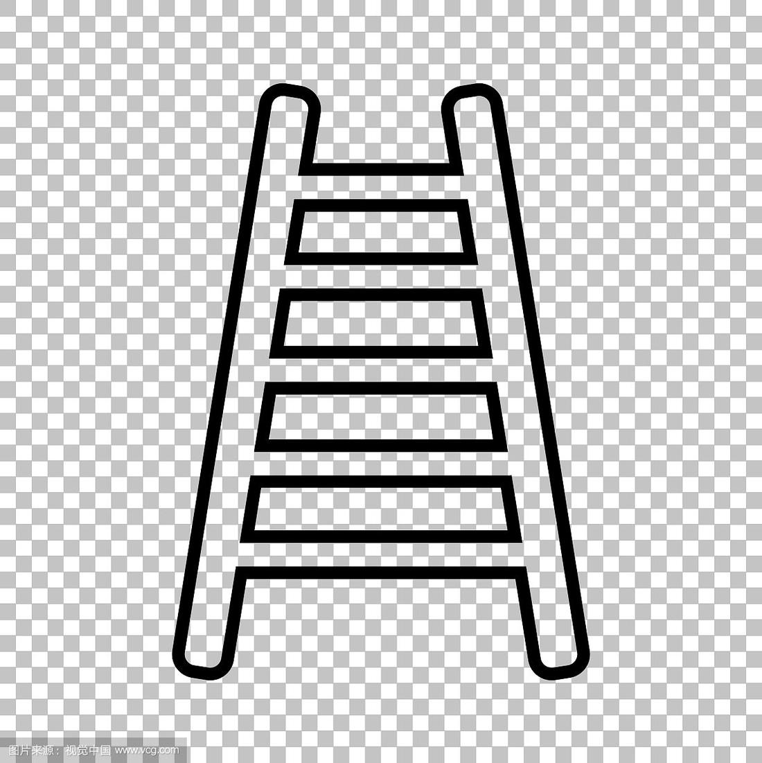 梯子图片简笔画大全可爱-梯子图片简笔画大全可爱卡通