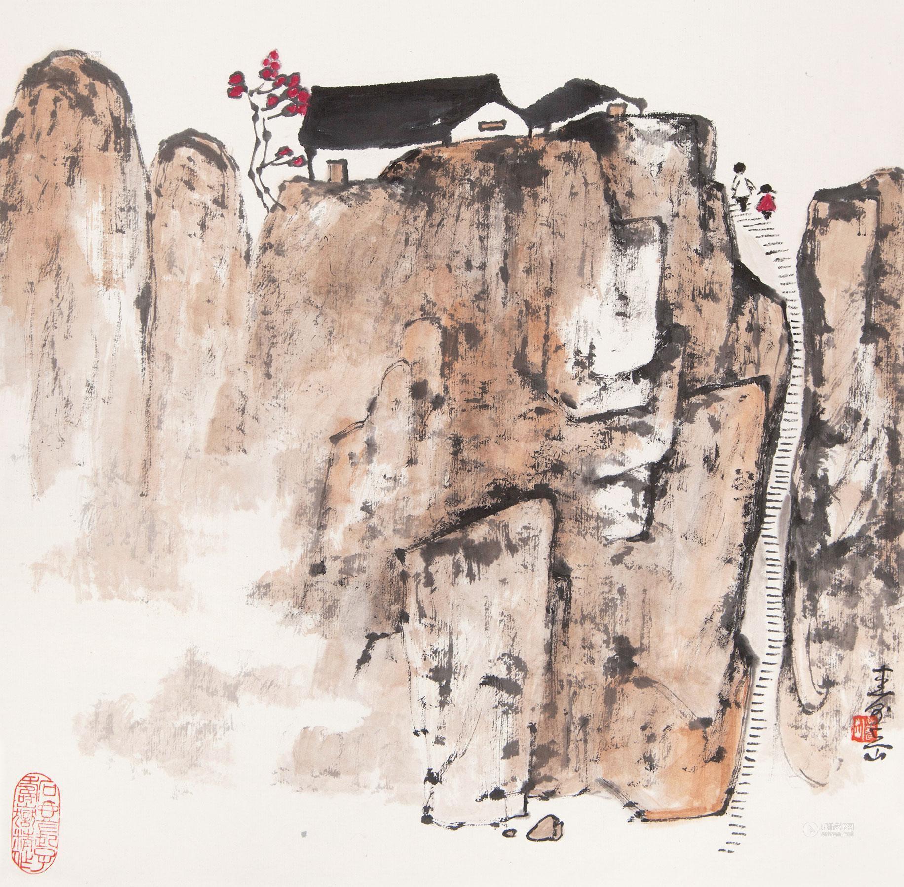 梯子图画-梯子画画图片