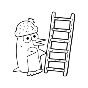 儿童爬梯子简笔画-儿童爬梯子简笔画怎么画