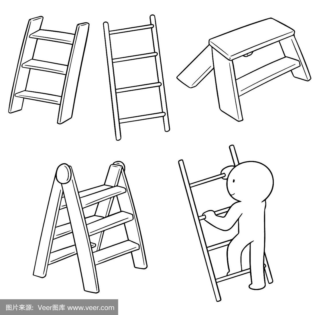 安吉梯子简笔画-安吉梯子简笔画大全