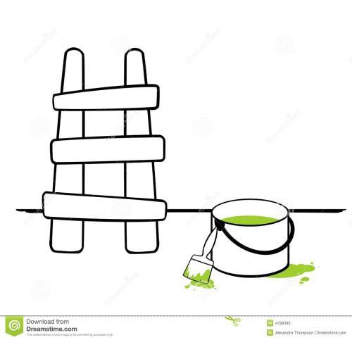 梯子简笔画图片幼儿园-梯子简笔画图片幼儿园可爱